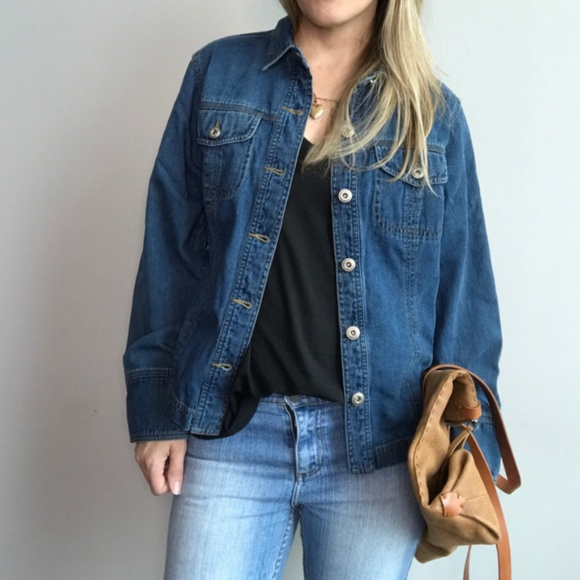 Columbia Jackets & Blazers - Columbia 100% Cotton Denim Jean Jacket sz M